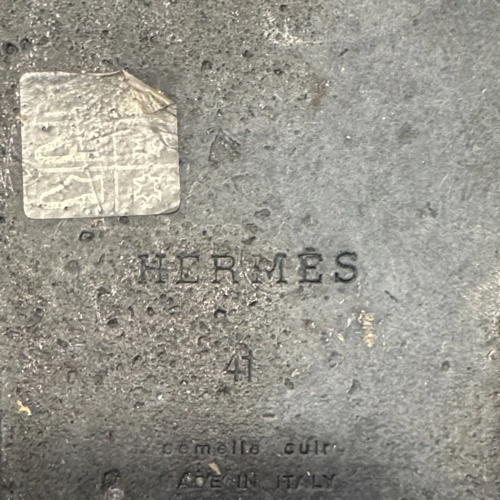 Hermes Black Slide Sandals - Picture 6 of 7